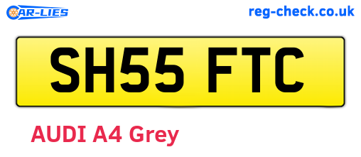 SH55FTC are the vehicle registration plates.