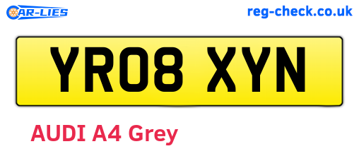 YR08XYN are the vehicle registration plates.