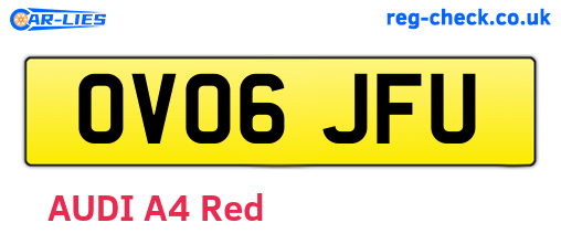 OV06JFU are the vehicle registration plates.