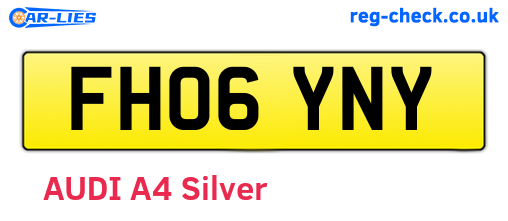 FH06YNY are the vehicle registration plates.