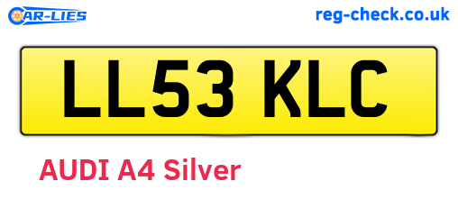 LL53KLC are the vehicle registration plates.