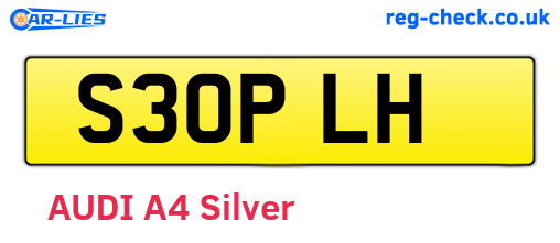 S30PLH are the vehicle registration plates.