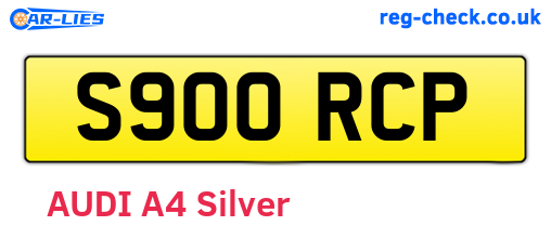 S900RCP are the vehicle registration plates.