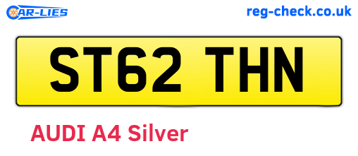 ST62THN are the vehicle registration plates.