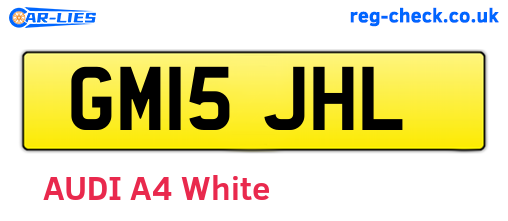 GM15JHL are the vehicle registration plates.