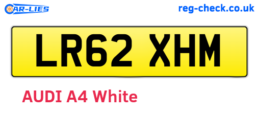LR62XHM are the vehicle registration plates.