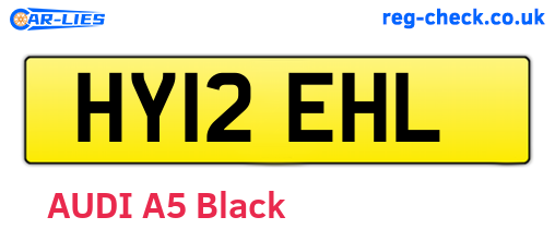HY12EHL are the vehicle registration plates.