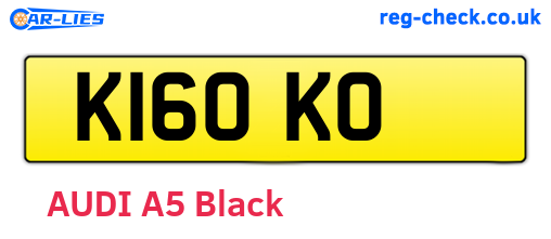 K16OKO are the vehicle registration plates.