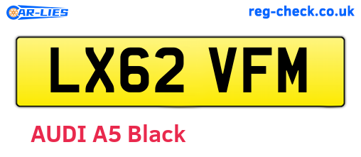 LX62VFM are the vehicle registration plates.