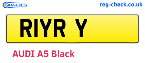 R1YRY are the vehicle registration plates.