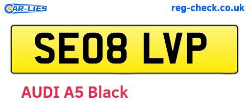 SE08LVP are the vehicle registration plates.