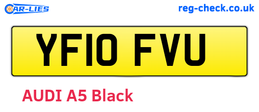 YF10FVU are the vehicle registration plates.