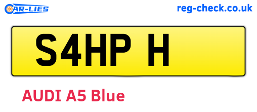 S4HPH are the vehicle registration plates.