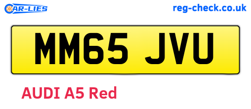MM65JVU are the vehicle registration plates.
