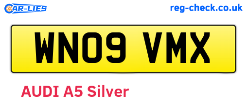 WN09VMX are the vehicle registration plates.