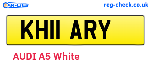 KH11ARY are the vehicle registration plates.