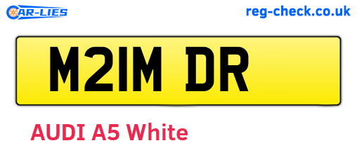 M21MDR are the vehicle registration plates.
