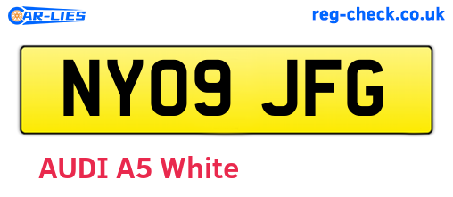 NY09JFG are the vehicle registration plates.