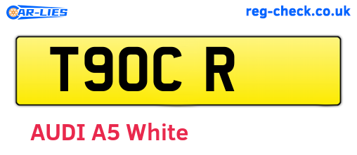 T9OCR are the vehicle registration plates.