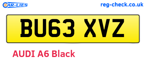 BU63XVZ are the vehicle registration plates.