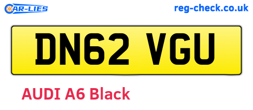 DN62VGU are the vehicle registration plates.