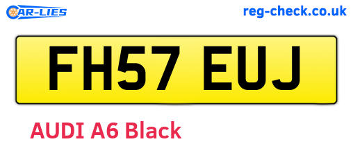 FH57EUJ are the vehicle registration plates.