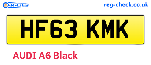 HF63KMK are the vehicle registration plates.