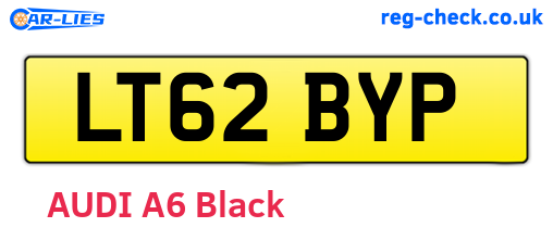 LT62BYP are the vehicle registration plates.