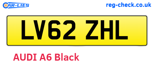 LV62ZHL are the vehicle registration plates.