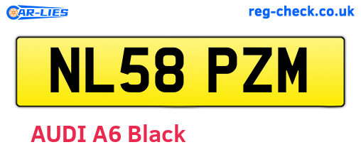 NL58PZM are the vehicle registration plates.