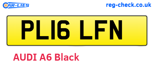 PL16LFN are the vehicle registration plates.