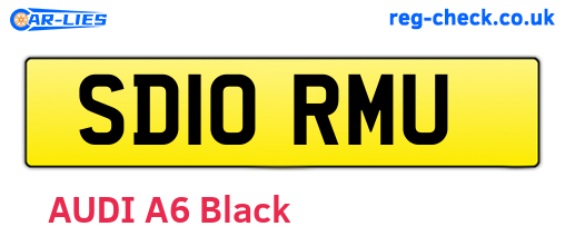 SD10RMU are the vehicle registration plates.