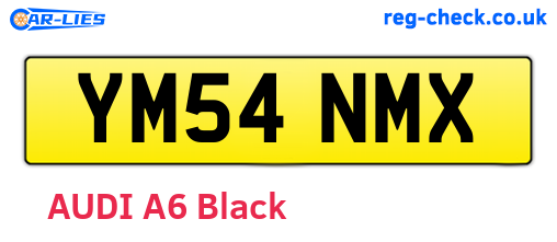 YM54NMX are the vehicle registration plates.