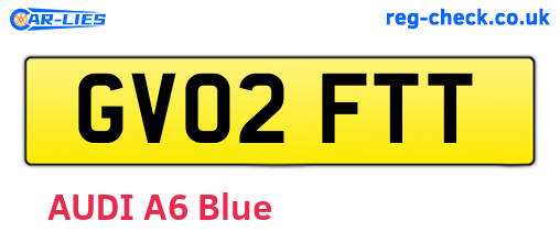 GV02FTT are the vehicle registration plates.