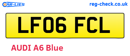 LF06FCL are the vehicle registration plates.