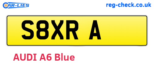 S8XRA are the vehicle registration plates.