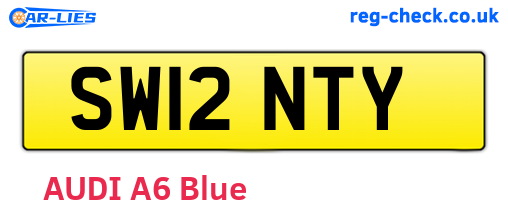 SW12NTY are the vehicle registration plates.