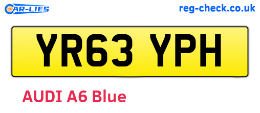 YR63YPH are the vehicle registration plates.