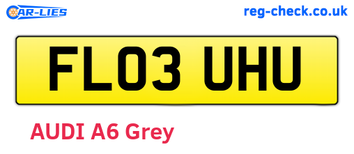 FL03UHU are the vehicle registration plates.
