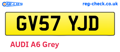 GV57YJD are the vehicle registration plates.