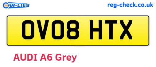 OV08HTX are the vehicle registration plates.