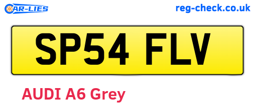 SP54FLV are the vehicle registration plates.