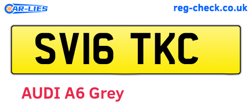 SV16TKC are the vehicle registration plates.