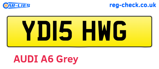 YD15HWG are the vehicle registration plates.