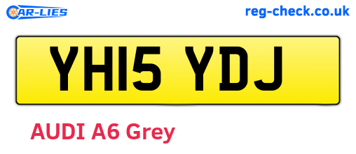 YH15YDJ are the vehicle registration plates.
