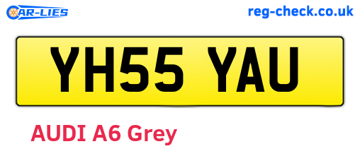YH55YAU are the vehicle registration plates.