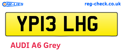 YP13LHG are the vehicle registration plates.