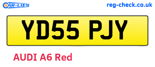 YD55PJY are the vehicle registration plates.