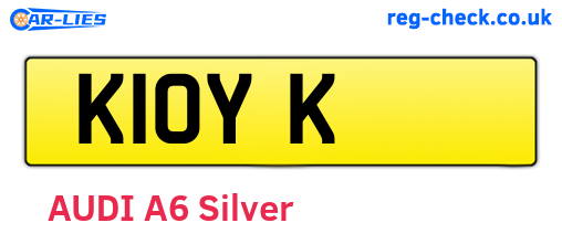 K1OYK are the vehicle registration plates.