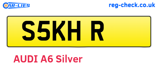 S5KHR are the vehicle registration plates.